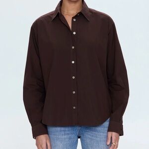 Pistola Finlay Button-Up Shirt in Mocha